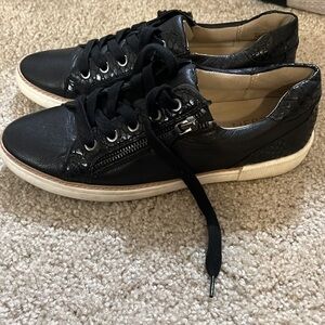 Naturalizer Leather Lace-up Sneakers Sz 8B